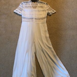 Ladies White Jumpsuit